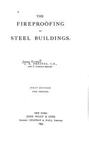 Cover of: The fireproofing of steel buildings.
