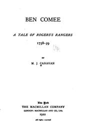 Cover of: Ben Comee: a tale of Rogers's rangers, 1758-59