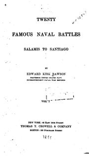 Cover of: Twenty famous naval battles: Salamis to Santiago