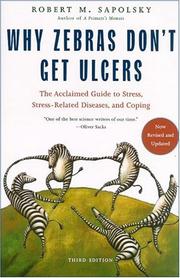 Cover of: Why Zebras Don't Get Ulcers by Robert M. Sapolsky