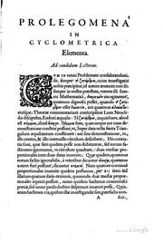 Cover of: Iosephi Scaligeri Iul. Caes. f. Cyclometrica elementa duo. by Joseph Juste Scaliger