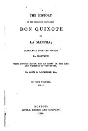 Cover of: The history of the ingenious gentleman Don Quixote of La Mancha by Miguel de Cervantes Saavedra