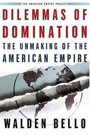 Cover of: Dilemmas of domination