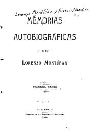 Cover of: Memorias autobiográficas
