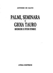 Cover of: Palmi, Seminara e Gioia Tauro by Antonio De Salvo