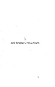 Cover of: The Russian storm-cloud, or, Russia in her relations to neighbouring countries by S. Stepniak