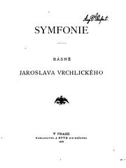 Cover of: Symfonie