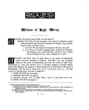 Cover of: The pedigree of Wilson of High Wray & Kendal, and families connected with them | Sandys B. Foster