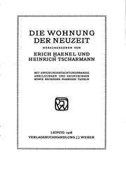 Cover of: Die Wohnung der Neuzeit