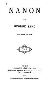 Cover of: Nanon by George Sand