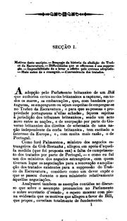 Cover of: O trafico da escravatura, e o bill de lord Palmerston by Sá da Bandeira, Bernardo de Sá Nogueira de Figueiredo marquês de