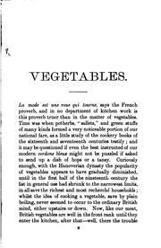 Cover of: Vegetables by S. Beaty-Pownall