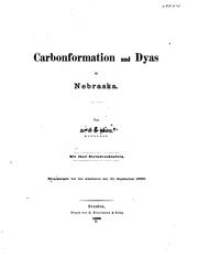 Cover of: Carbonformation und Dyas in Nebraska by Hanns Bruno Geinitz