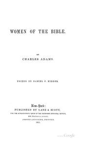 Cover of: Women of the Bible