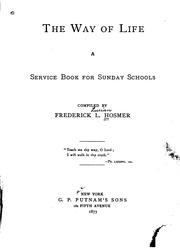 Cover of: The way of life [microform] ; a service book for Sunday schools