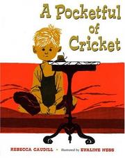 Cover of: A Pocketful of Cricket by Rebecca Caudill