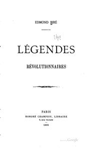 Cover of: Légendes révolutionnaires