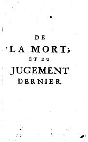 Cover of: De la mort by William Sherlock