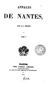 Annales de Nantes by F.-C Meuret
