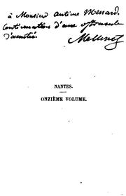 Cover of: La commune et la milice de Nantes by Camille Mellinet
