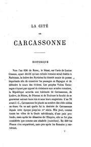 Cover of: La cité de Carcassonne (Aude)