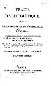 Cover of: Cours de mathématiques: à l'usage de la marine et de l'artillerie.