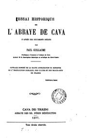 Essai historique sur l'abbaye de Cava by Guillaume, Paul