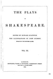 Cover of: The Plays of Shakespeare by William Shakespeare