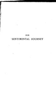 Cover of: Our sentimental journey through France and Italy by Joseph Pennell