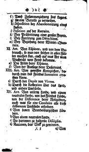 Cover of: Instruction militaire du roi de Prusse pour ses généraux by Friedrich II, King of Prussia