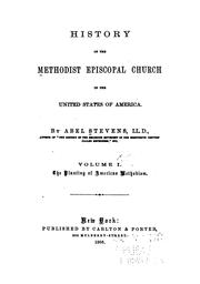 Cover of: History of the Methodist Episcopal Church in the United States of America