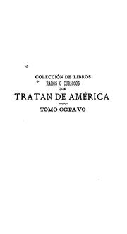 Cover of: Milicia y descripción de las Indias by Bernardo de Vargas Machuca