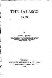 Cover of: The Jalasco brig by Louis Becke