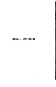 Cover of: Denzil Quarrier by George Gissing