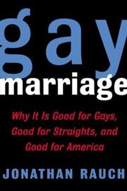 Cover of: Gay Marriage by Jonathan Rauch