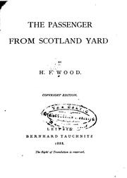 The Passenger from Scotland Yard by H. F. Wood