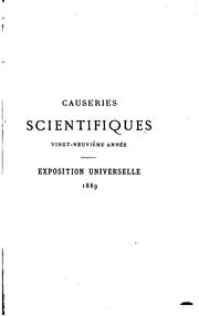 Cover of: Exposition universelle 1889 by Bibescŭ, George principe