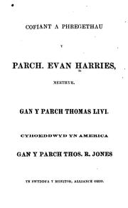 Cover of: Cofiant a phregethau y Parch. Evan Harries, Merthyr