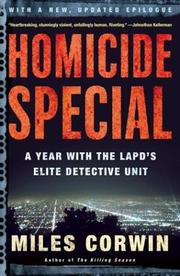 Cover of: Homicide Special