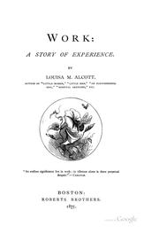 Cover of: Work by Louisa May Alcott, Louisa May Alcott