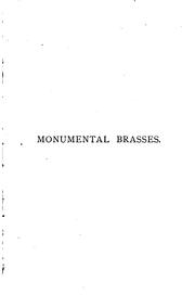 Monumental brasses by Herbert Walter Macklin