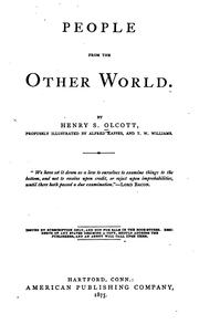 Cover of: People from the other world.