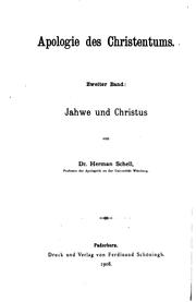 Cover of: Apologie des Christentums.