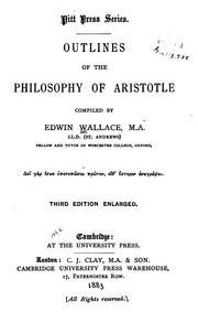 Cover of: Outlines of the philosophy of Aristotle