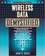 Cover of: Wireless Data Demystified (Mcgraw-Hill Demystified Series)