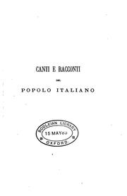Cover of: Novelline popolari italiane by Domenico Comparetti