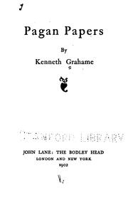 Pagan Papers by Kenneth Grahame