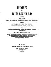 Horn et Rimenhild by Francisque Xavier Michel
