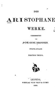 Cover of: Werke. by Aeschylus