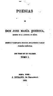 Cover of: Poesías.